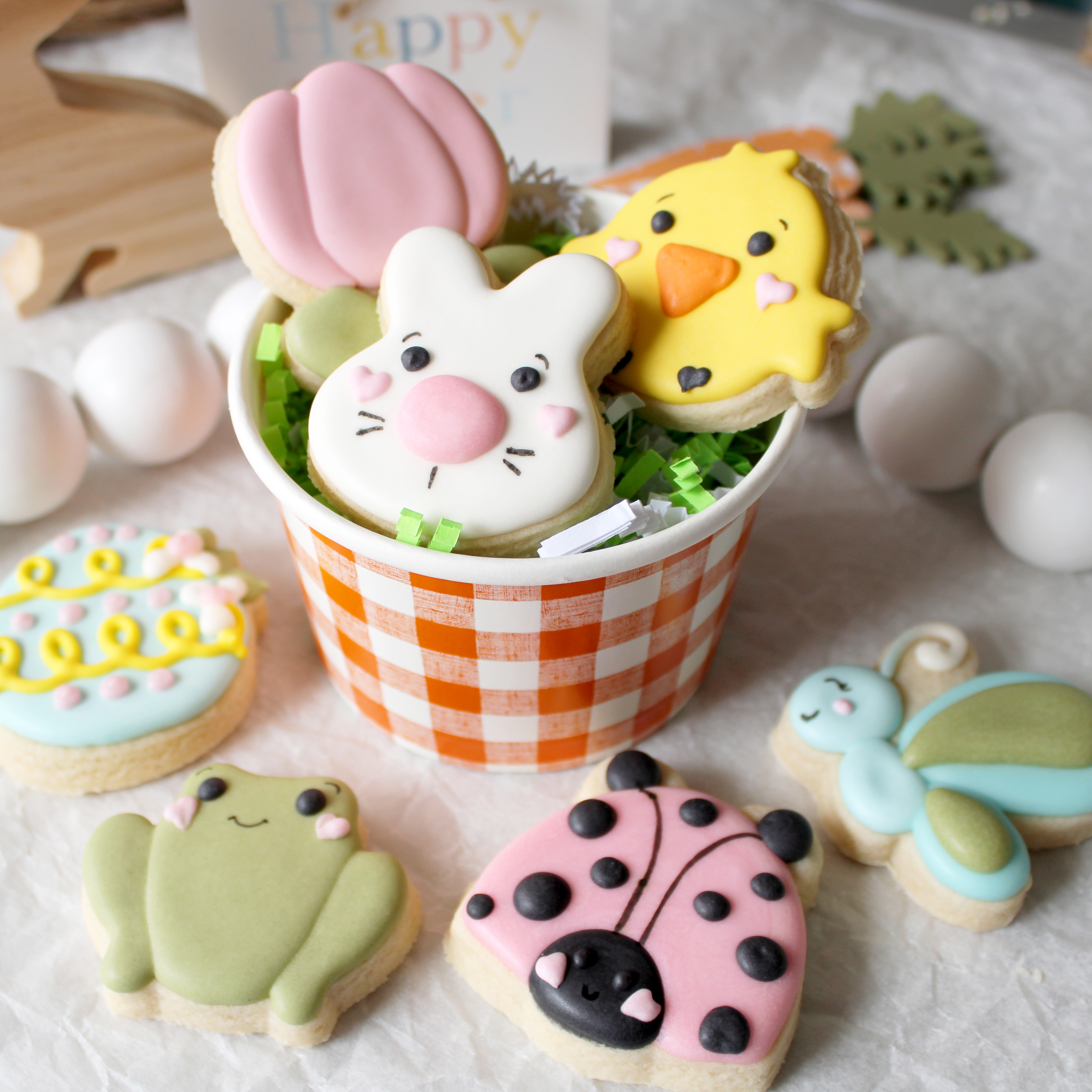 Mini Easter Sugar Cookies