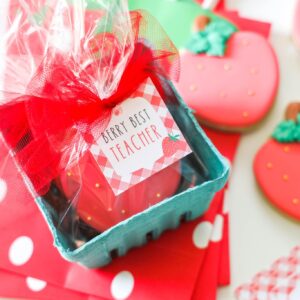 Berry Best Teacher Cookies
