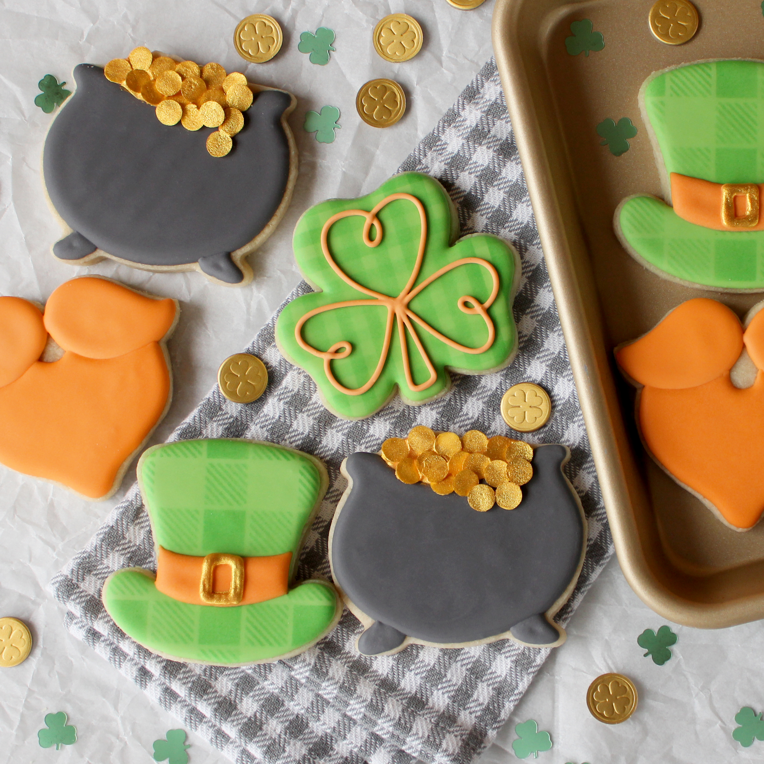 St. Patrick's Day Sugar Cookies