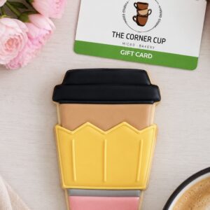 Coffee Cup Teacher Cookie