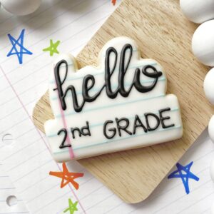 "Hello" Back to School Cookie